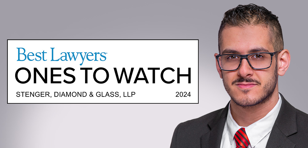 Jad B. Haddad of Stenger, Glass, Hagstrom, Lindars & Iuele LLP recognized by 2024 Best Lawyers: Ones To Watch